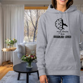 Funny My Brain is on Airplane Mode Coworker Simple Hoodie
