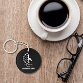 Funny My Brain is on Airplane Mode Coworker Simple Sleutelhanger