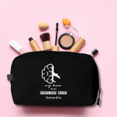 Funny My Brain is on Airplane Mode Coworker Simple Toilettasje