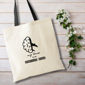 Funny My Brain is on Airplane Mode Coworker Travel Tote Bag