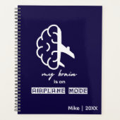 Funny My Brain is on Airplane Mode Simple Travel Planner (Voorkant)