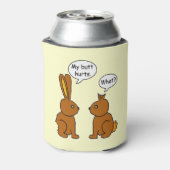 Funny My Butt Hurts Bunnies Blikjeskoeler (Blikje Achterkant)