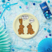 Funny My Butt Hurts Bunnies Papieren Bordje (Feest)