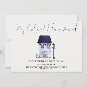 Funny My Cat en ik hebben Kaart voor het verplaats
