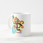 Funny My Circus My Monkeys Graphic Koffiemok (Voorkant links)