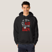 Funny My Happy Class Is Outta Here 2024 Senior 24  Hoodie (Voorkant volledig)