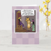 Funny My Kingdom for a Horse Birthday Kaart (Gele Bloem)