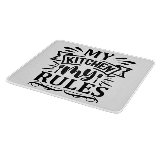 Funny My Kitchen, mijn regels Snijplank (Hoek)