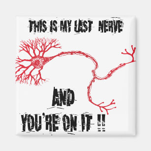 Funny My Last Nerve Magneet