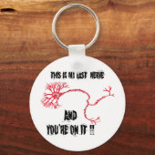 Funny My Last Nerve Sleutelhanger (Voorkant)