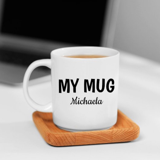 Funny "My Mug" in Cool Font Koffiemok