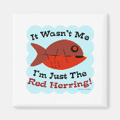 Funny Mystery Red Herring Magneet (Voorkant)