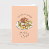 Funny Nacho Average Birthday Card Kaart (Voorkant)