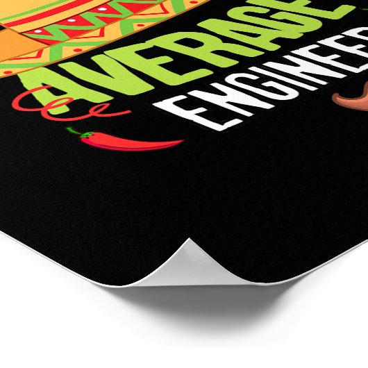 Funny Nacho Gemiddeld gezegde Nacho Gemiddeld Inge Poster (Hoek)