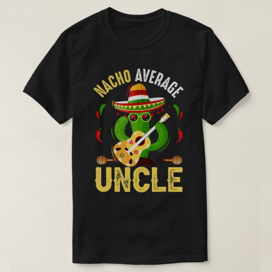 Funny Nacho Gemiddelde Oom Cinco De Mayo Mexican T-shirt (Design voorkant)