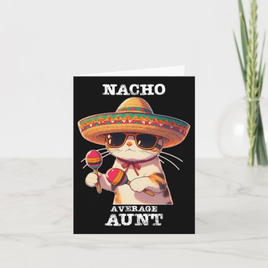 Funny Nacho Gemiddelde tante Cinco de Mayo Mexican Kaart (Voorkant)