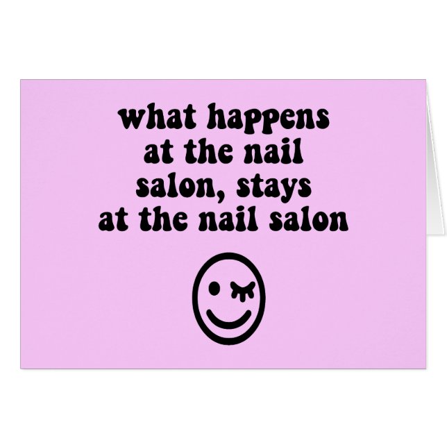 Funny nagelsalon (Voorkant Horizontaal)