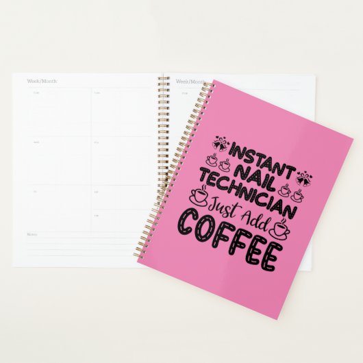 Funny Nail-offerte voor een Nail-technicus Planner (Display)