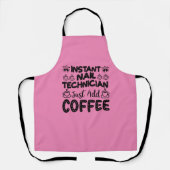 Funny Nail-offerte voor een Nail-technicus Schort (Voorkant)