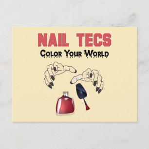Funny Nail Tech Briefkaart