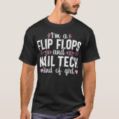 Funny Nail Tech-technicus citate Manicurist Gift T-shirt (Voorkant)