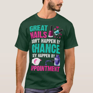 Funny Nail-technicus vrouwen Nail-Tech Salon Gift T-shirt