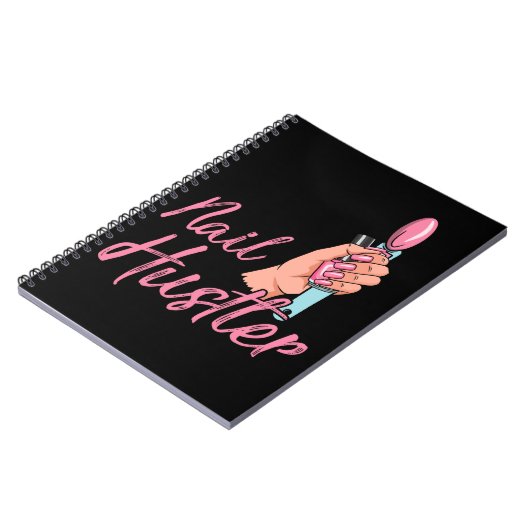 Funny Nail Technicus Werknemer Werknemer Werknemer Notitieboek (Linkerzijde)