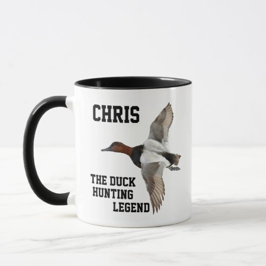 Funny Name Duck Hunting Legend Canvasback Sports Mok (Links)