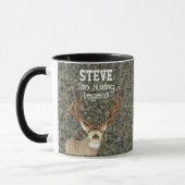 Funny Name Mule Deer Hunting Legend Sports Camo Mok (Links)