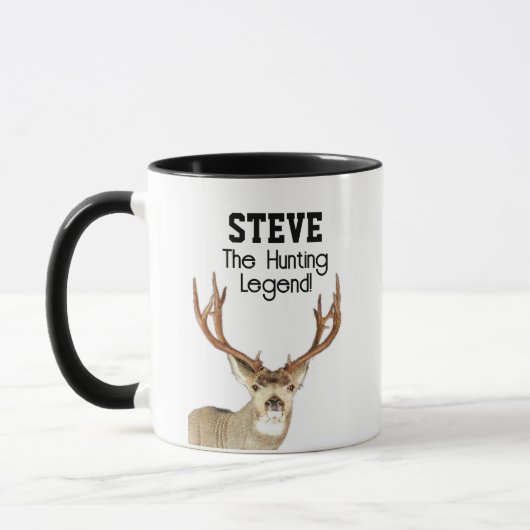 Funny Name Mule Deer Hunting Legend Sports Mok (Links)