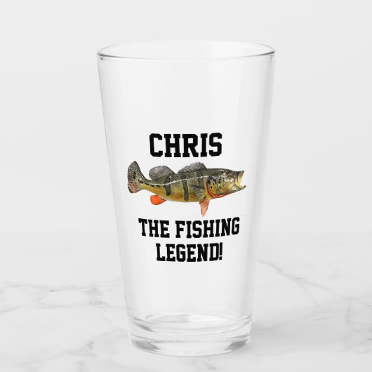 Funny Name Peacock Bass Legend Sports Glas (Voorkant)