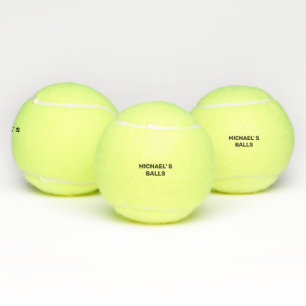 Funny Name Personalized Tennisballen