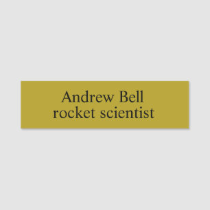 Funny Name Tag voor uw bedrijf en beroep