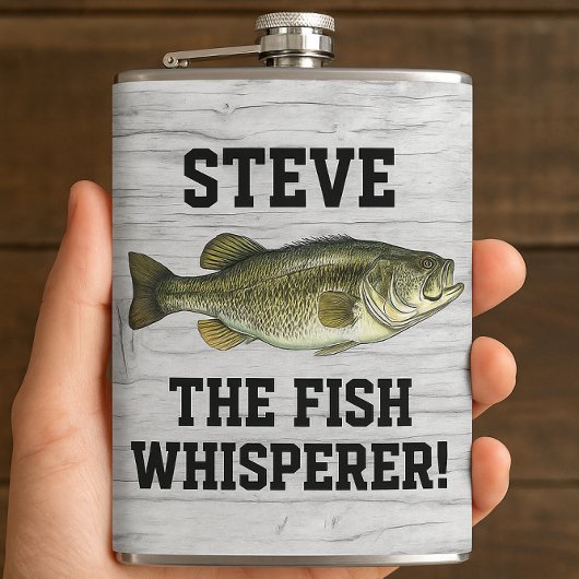 Funny Name Vist Legend Largemouth Bass Sports Heupfles