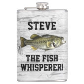 Funny Name Vist Legend Largemouth Bass Sports Heupfles (Voorkant)