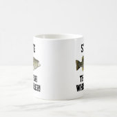 Funny Name Vist Legend Largemouth Bass Sports Koffiemok (Center)