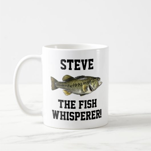 Funny Name Vist Legend Largemouth Bass Sports Koffiemok (Links)