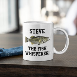 Funny Name Vist Legend Largemouth Bass Sports Koffiemok