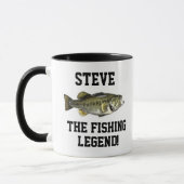 Funny Name Vist Legend Largemouth Bass Sports Mok (Links)