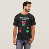 Funny Namibia Namibia Africa T-shirt (Voorkant volledig)