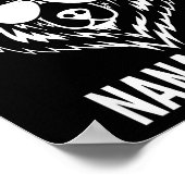 Funny Nana Bear Shirt Don't Mess With Nana Bear Gr Poster (Hoek)