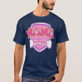Funny Nana Patrol Dog mam pap mannen vrouwen T-shirt (Voorkant)