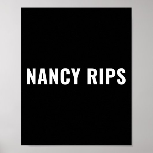 Funny Nancy Pelosi Rips Speech Address  Poster (Voorkant)