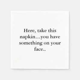 Funny Napkin-tekst Servet