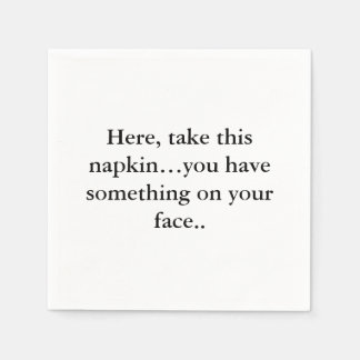 Funny Napkin-tekst Servet