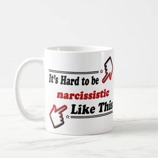Funny Narcissists Koffiemok (Links)