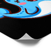 Funny Narwhal Art For Men Women Kids Narwhal Lover Poster (Hoek)