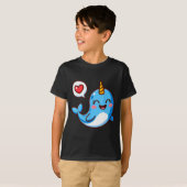 Funny Narwhal Art For Men Women Kids Narwhal Lover T-shirt (Voorkant volledig)