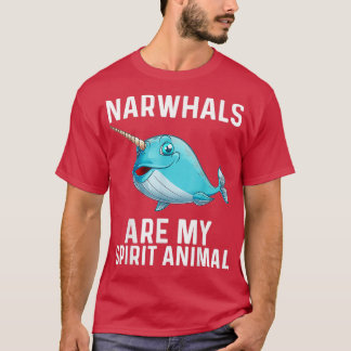 Funny Narwhal Gift for Men Women Zee Whale Fish Oc T-shirt
