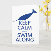 Funny Narwhal Humor Kaart (Gele Bloem)